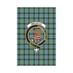 Clan Melville Tartan Crest Garden Flag XU86 Clan Melville Tartan Today