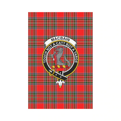 Clan MacBain Tartan Crest Garden Flag WM40 Clan MacBain Tartan Today