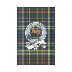 Clan Scott Green Modern Tartan Crest Garden Flag GD96 Clan Scott (Scott Tartan) Tartan Today