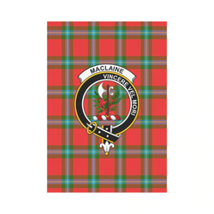 Clan MacLaine Of Loch Buie Tartan Crest Garden Flag OZ33 Clan Garden Tartan Today