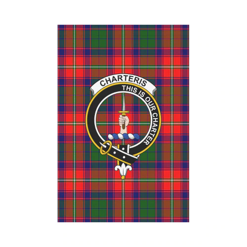 Clan Charteris District Tartan Crest Garden Flag HH99 Clan Charteris Tartan Today