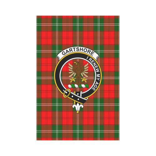 Clan Gartshore Tartan Crest Garden Flag BA98 Clan Gartshore Tartan Today