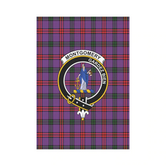 Clan Montgomery Modern Tartan Crest Garden Flag LX57 Clan Montgomery Tartan Today