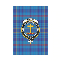 Clan Mercer Modern Tartan Crest Garden Flag IY59 Clan Mercer Tartan Today