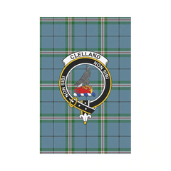 Clan Clelland Modern Tartan Crest Garden Flag JV79 Clan Clelland Tartan Today