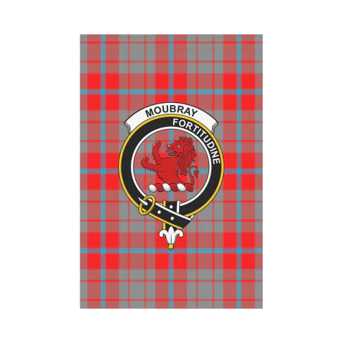 Clan Moubray Tartan Crest Garden Flag OF13 Clan Moubray Tartan Today