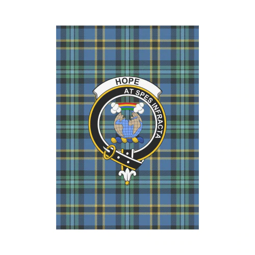 Clan Hope Tartan Crest Garden Flag TI27 Clan Hope Tartan Today