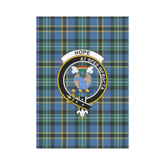 Clan Hope Tartan Crest Garden Flag TI27 Clan Hope Tartan Today