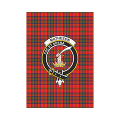 Clan Matheson Modern Tartan Crest Garden Flag NP13 Clan Matheson Tartan Today