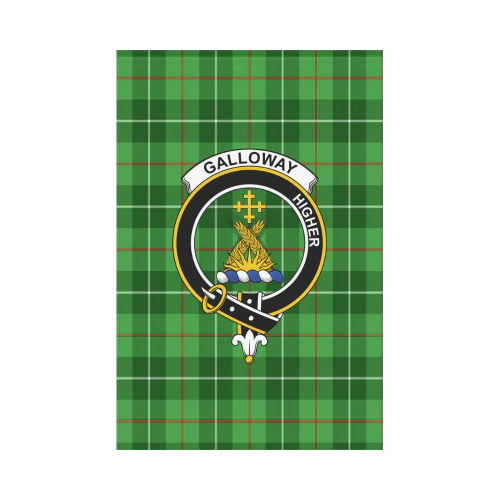 Clan Galloway District Tartan Crest Garden Flag TV80 Clan Galloway Tartan Today