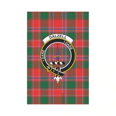 Clan Dalziel Modern Tartan Crest Garden Flag HH74 Clan Dalziel Tartan Today