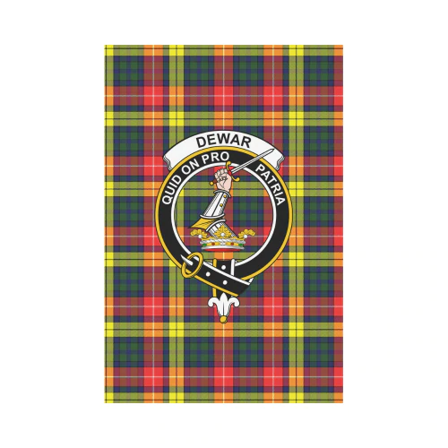 Clan Dewar Tartan Crest Garden Flag FS19 Clan Dewar Tartan Today