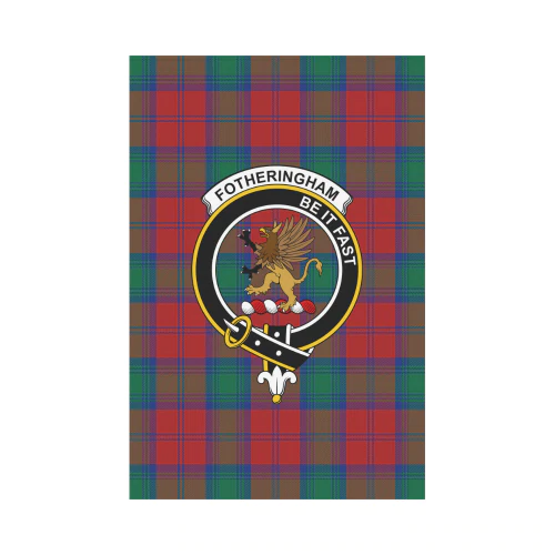 Clan Fotheringham Modern Tartan Crest Garden Flag ZJ37 Clan Fotheringham Tartan Today