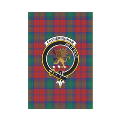 Clan Fotheringham Modern Tartan Crest Garden Flag ZJ37 Clan Fotheringham Tartan Today