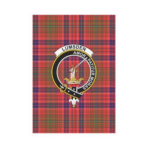 Clan Lumsden Modern Tartan Crest Garden Flag TM15 Clan Lumsden Tartan Today