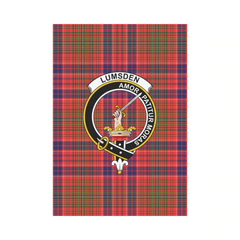 Clan Lumsden Modern Tartan Crest Garden Flag TM15 Clan Lumsden Tartan Today