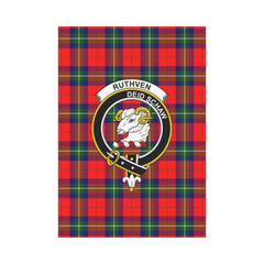Clan Ruthven Modern Tartan Crest Garden Flag KY60 Clan Ruthven Tartan Today
