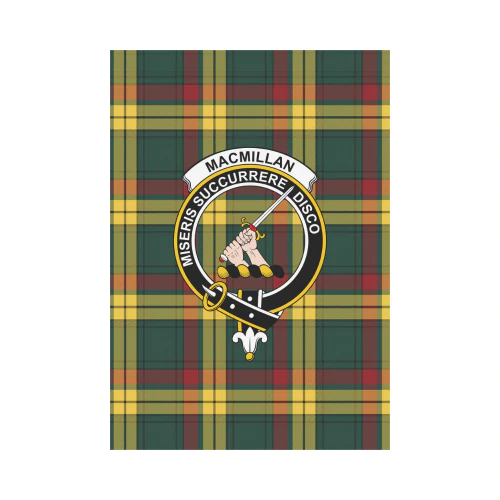 Clan MacMillan Old Modern Tartan Crest Garden Flag AV47 Clan MacMillan Tartan Today