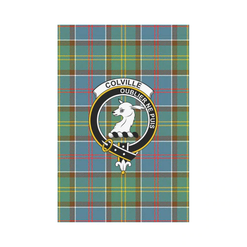 Clan Colville District Tartan Crest Garden Flag GL47 Clan Colville Tartan Today
