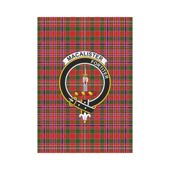 Clan MacAlister Modern Tartan Crest Garden Flag IZ22 Clan MacAlister Tartan Today
