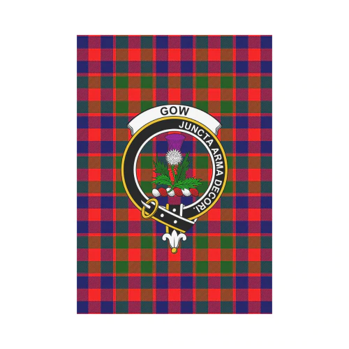 Clan Gow Of Skeoch Tartan Crest Garden Flag BG97 Clan Gow Tartan Today