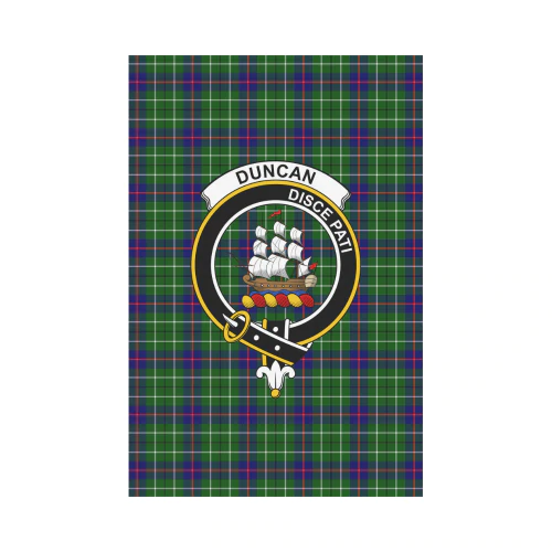 Clan Duncan Tartan Crest Garden Flag BA11 Clan Duncan Tartan Today