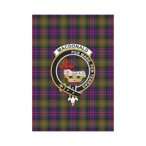 Clan Clan MacDonald Tartan Crest Garden Flag ZQ53 Clan MacDonald Tartan Today