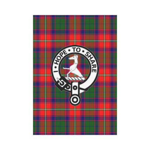 Clan Roxburgh District Tartan Crest Garden Flag XT44 Clan Garden Tartan Today