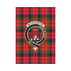 Clan MacNaughton Modern Tartan Crest Garden Flag HU93 Clan MacNaughton Tartan Today