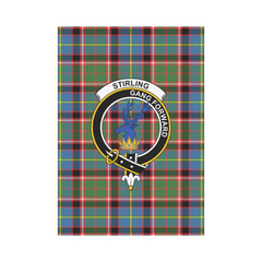 Clan Stirling (Of Cadder-Present Chief) Tartan Crest Garden Flag EM74 Clan Stirling Tartan Today