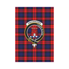Clan MacCracken Tartan Crest Garden Flag ZL41 Clan Garden Tartan Today