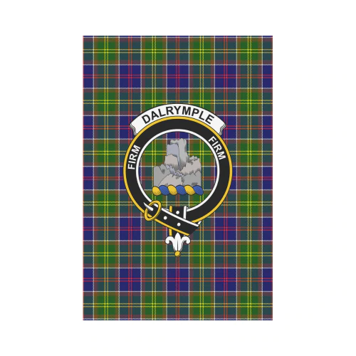 Clan Dalrymple Tartan Crest Garden Flag UC67 Clan Dalrymple Tartan Today