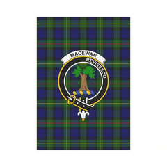Clan MacEwan Tartan Crest Garden Flag QF24 Clan MacEwen_MacEwan Tartan Today