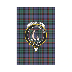 Clan Fletcher Modern Tartan Crest Garden Flag CK32 Clan Fletcher Tartan Today