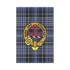 Clan Clark Tartan Crest Garden Flag ZA64 Clan Clark Tartan Today