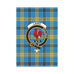 Clan Laing Tartan Crest Garden Flag VM31 Clan Laing Tartan Today