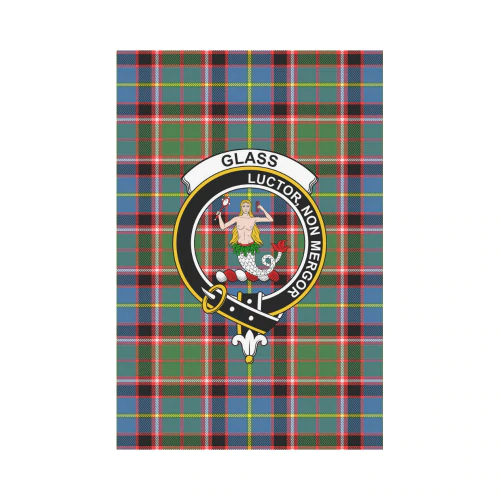 Clan Glass Tartan Crest Garden Flag CN86 Clan Glass Tartan Today