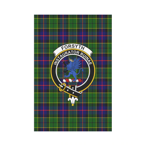 Clan Forsyth Modern Tartan Crest Garden Flag MD77 Clan Forsyth Tartan Today
