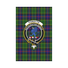 Clan Forsyth Modern Tartan Crest Garden Flag MD77 Clan Forsyth Tartan Today