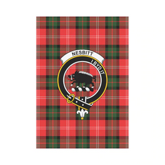 Clan Nesbitt Modern Tartan Crest Garden Flag KY93 Clan Nesbitt Tartan Today