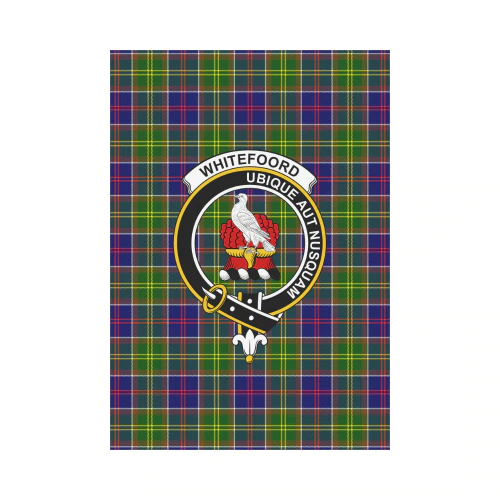 Clan Whitefoord Modern Modern Tartan Crest Garden Flag XZ86 Clan Whitefoord Tartan Today
