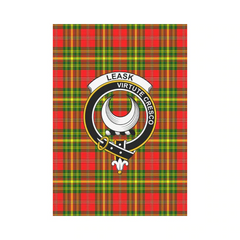 Clan Leask Tartan Crest Garden Flag BR50 Clan Leask Tartan Today