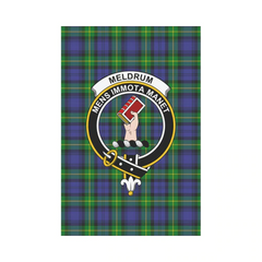Clan Meldrum Tartan Crest Garden Flag MT71 Clan Meldrum Tartan Today