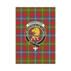 Clan Forrester Tartan Crest Garden Flag BP98 Clan Forrester Tartan Today