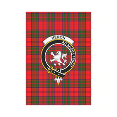 Clan Heron Tartan Crest Garden Flag QE97 Clan Heron Tartan Today
