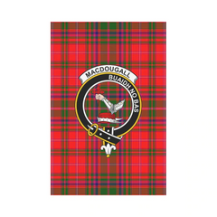 Clan MacDougall Tartan Crest Garden Flag YN40 Clan MacDougall Tartan Today