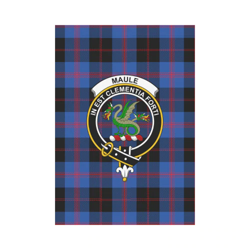 Clan Maule Tartan Crest Garden Flag KE84 Clan Maule Tartan Today