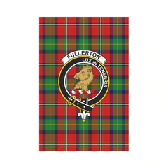Clan Fullerton Tartan Crest Garden Flag CJ21 Clan Fullarton/Fullerton Tartan Today