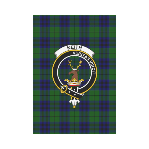 Clan Keith Modern Tartan Crest Garden Flag UA61 Clan Keith Tartan Today