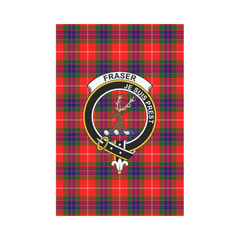 Clan Fraser Of Lovat Tartan Crest Garden Flag RO87 Clan Fraser Tartan Today